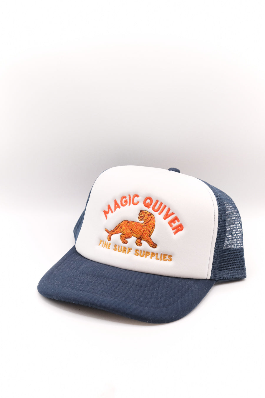 Magic Quiver - Leopard Trucker Hat - Navy